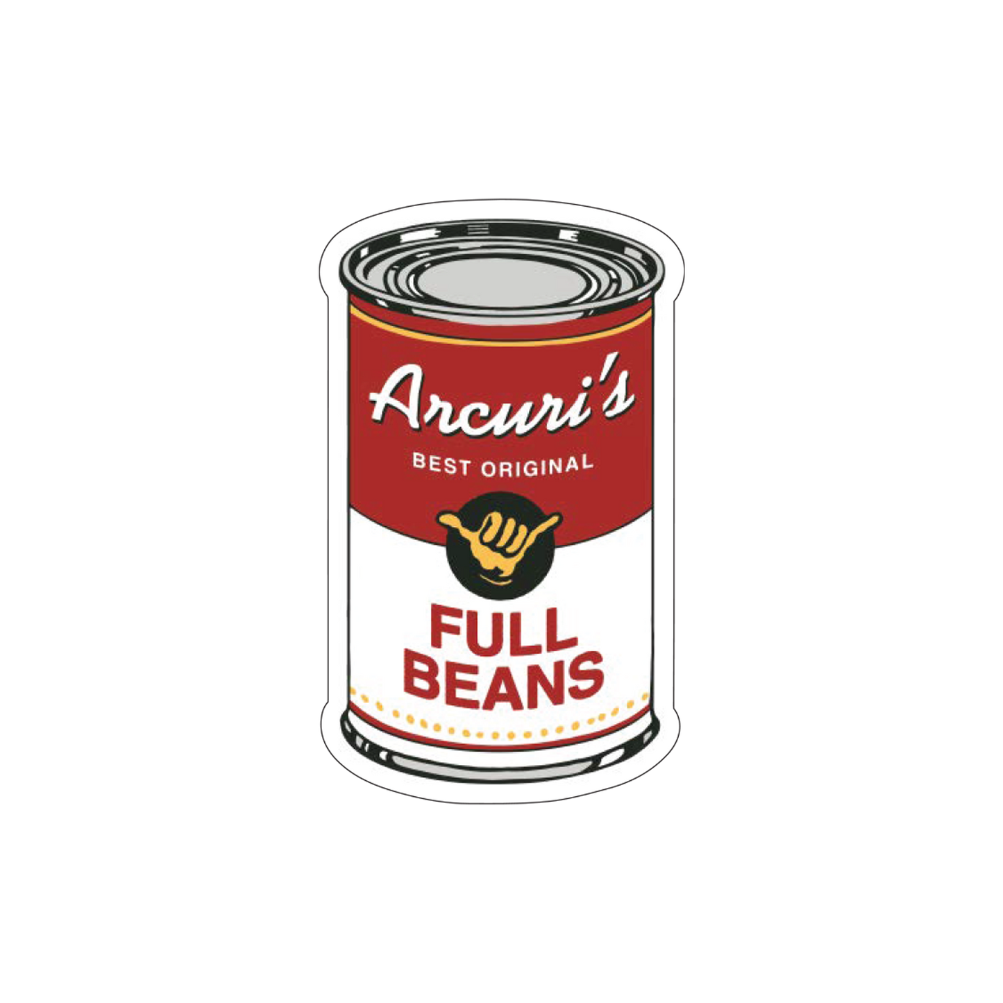 Full Beans Sticker